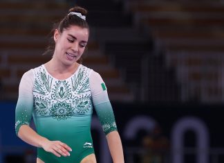 Dafne Navarro obtiene su clasificación a semifinales del mundial de gimnasia de trampolín en Pamplona 2025