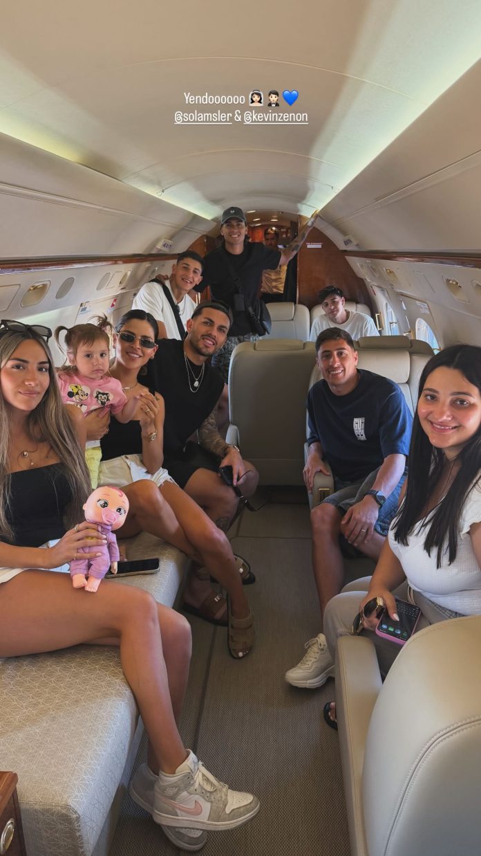 Leandro Paredes viajó en avión privado a Santa Fe junto a otros jugadores de Boca Juniors para asistir al casamiento de un compañero
