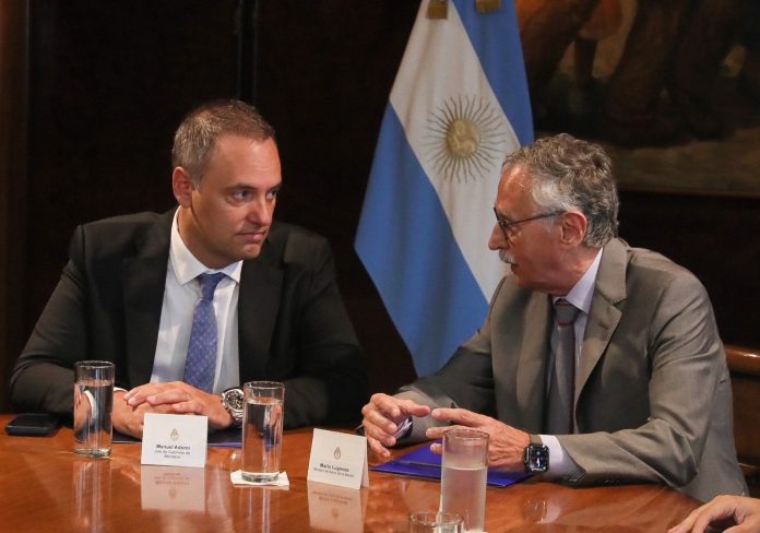 Tras el anuncio de obras en el Hospital Garrahan, Manuel Adorni se reunió con el ministro de Salud