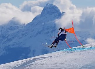 Una foto reveló la causa de la dramática caída que sufrió una figura del esquí en los Juegos Olímpicos de Invierno