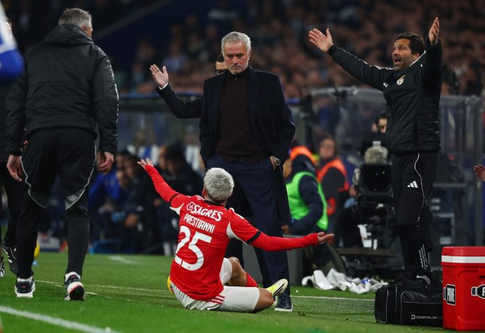 La decisión que tomará Mourinho en caso que se confirme la acusación por insultos racsitas contra el argentino Prestianni