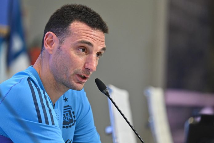 Lionel Scaloni habla antes del amistoso de la selección argentina ante Mauritania en la Bombonera
