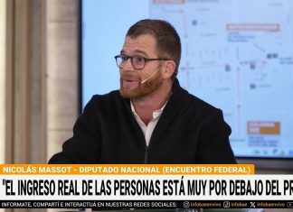 Massot apuntó contra Milei: “Vinieron a destruir el Estado y todo lo que hicieron fue servirse de él”