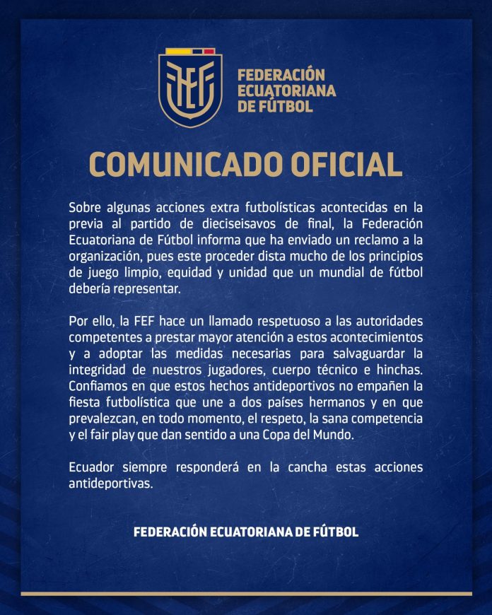 Un vuelo eterno y escándalo en el hotel: los sucesos que enfurecieron a la delegación de Ecuador antes de jugar ante México