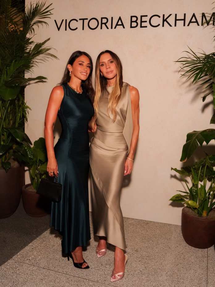 Antonela Roccuzzo fue la invitada estelar de la distinguida gala que organizó Victoria Beckham: la leyenda del fútbol que participó