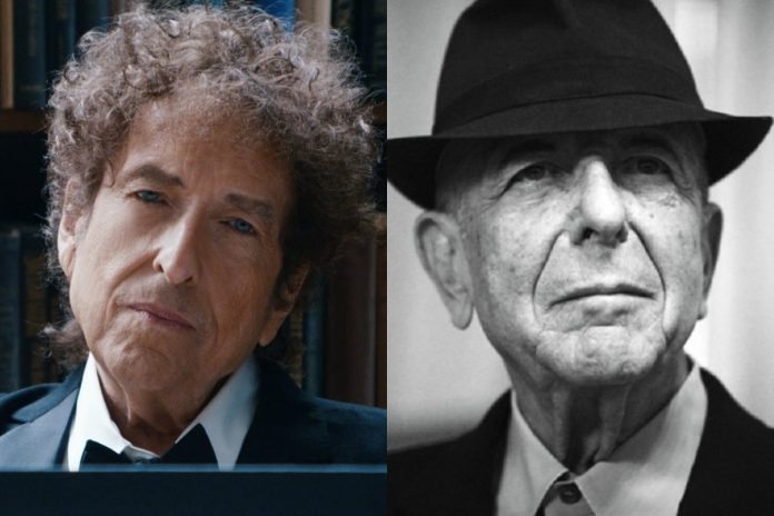 La brillante comparación con la que Leonard Cohen elogió a Bob Dylan