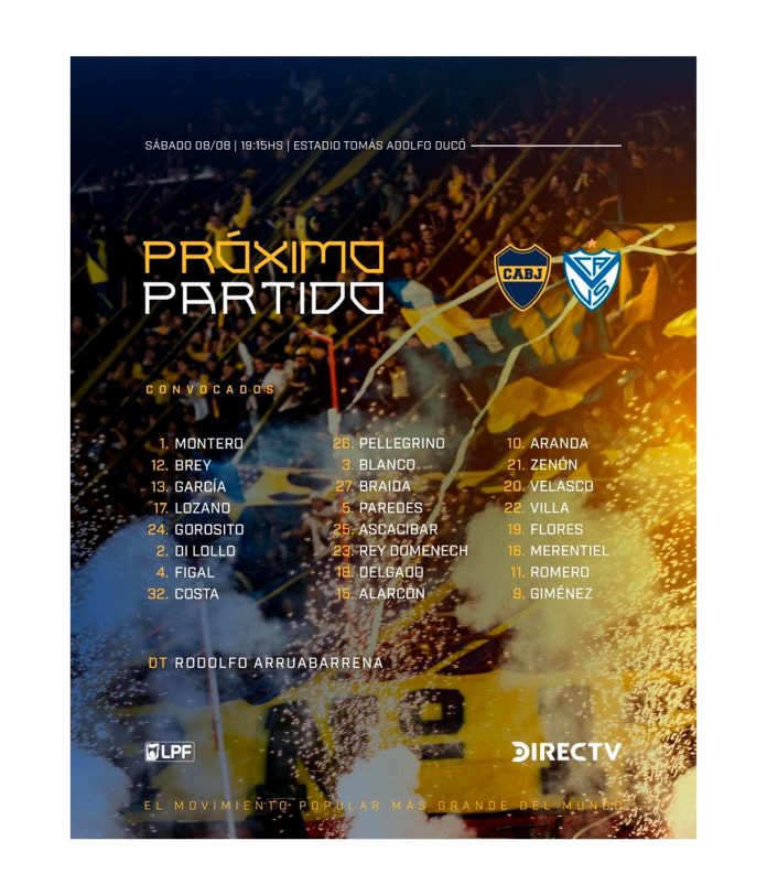 Boca Juniors intentará acercarse a la punta ante el líder Vélez: hora, TV y formaciones