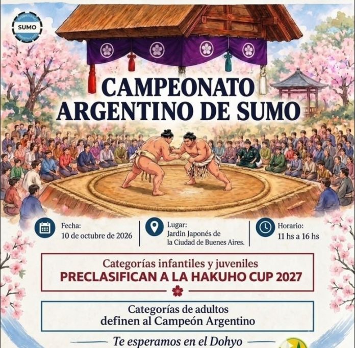 Campeonato Argentino de Sumo: el Jardín Japonés recibe la competencia nacional con pasajes a la Hakuho Cup 2027 en juego