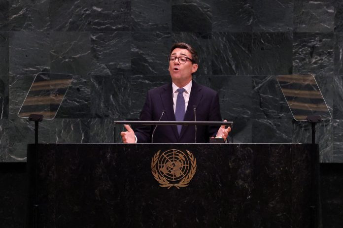 La advertencia del primer ministro británico en la ONU por Malvinas: «Nos mantendremos firmes frente a cualquier amenaza»