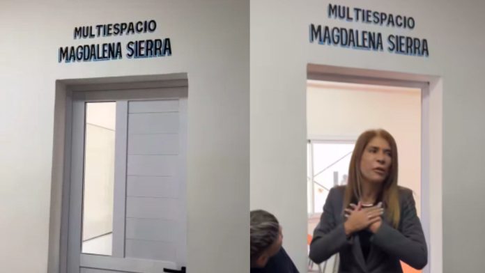 Una intendenta inauguró una sala en una escuela que lleva su nombre: cuestionan el homenaje y piden un sumario