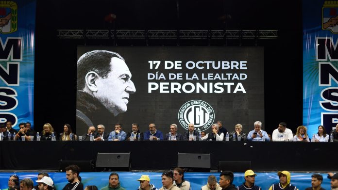 Acto sindical sin bombos y un festival de rock, cumbia y rap: cómo será el festejo de la CGT por el 17 de octubre