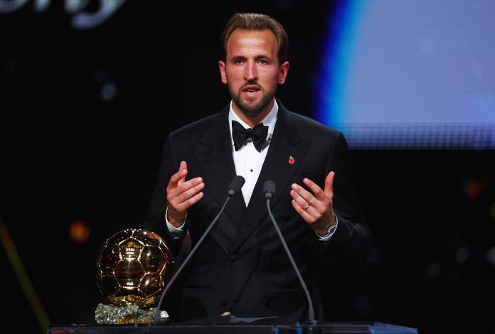 El discurso de Harry Kane tras ganar el Balón de Oro por primera vez en su carrera: el gesto de Lamine Yamal que llamó la atención