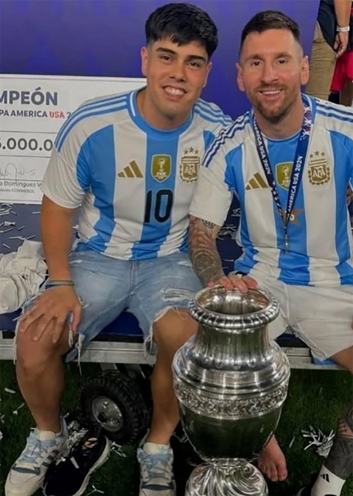 El divertido mensaje de Lionel Messi al equipo de su sobrino que jugará la Copa Potrero que organiza el Kun Agüero