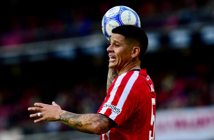 Estudiantes de La Plata anunció que Marcos Rojo fue habilitado y podrá jugar la revancha de la semifinal de Copa Libertadores ante Flamengo