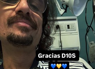 La celebración de Daniel Osvaldo desde el hospital por el pase de Boca Juniors a la final de la Copa Sudamericana