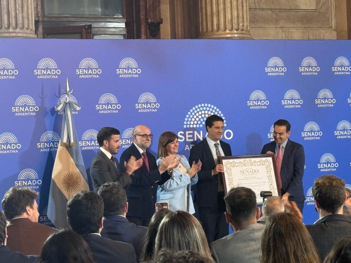 La FURP recibió la distinción «Domingo Faustino Sarmiento» en el Senado