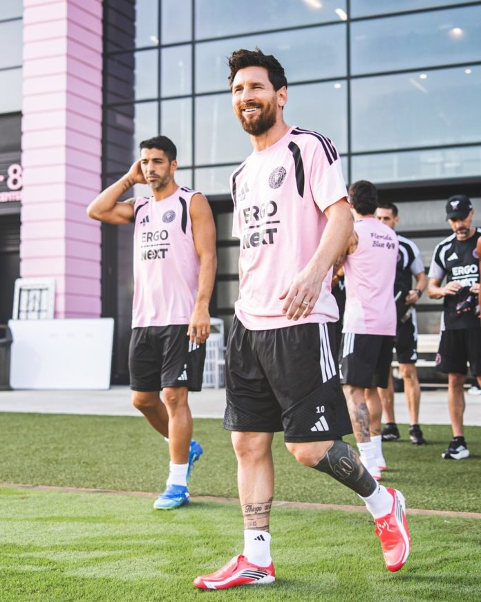 Las imágenes del regreso de Lionel Messi a los entrenamientos del Inter Miami tras su despedida de la selección argentina