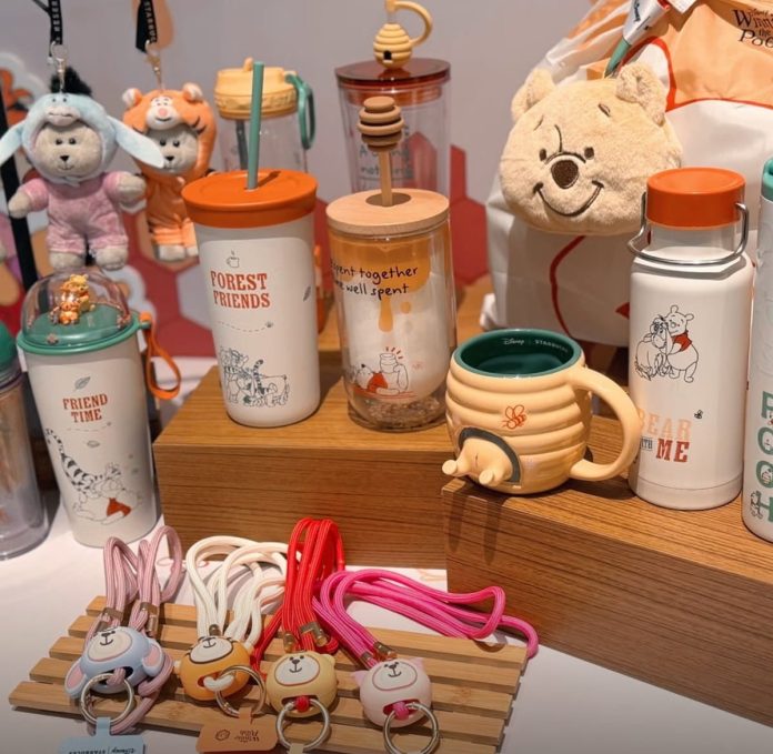 Starbucks y Disney lanzaron una colección de Winnie the Pooh